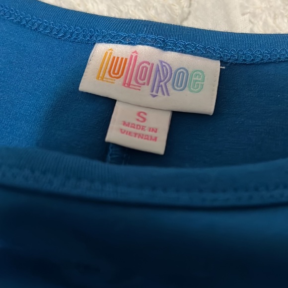 Teal Lularoe Carly Dress - Picture 2 of 2